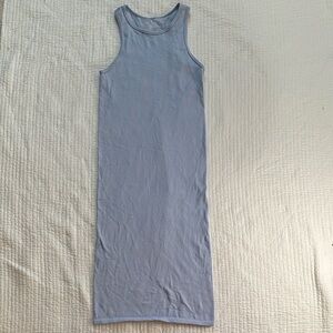 No Boundaries Blue Midi Bodycon Dress